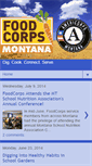 Mobile Screenshot of montanafoodcorps.blogspot.com