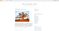 Desktop Screenshot of lecturetour.blogspot.com