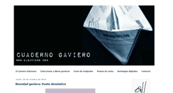 Desktop Screenshot of cuadernogaviero.blogspot.com