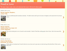 Tablet Screenshot of foodislove-julie.blogspot.com