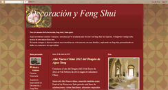 Desktop Screenshot of decoracionyfengshui.blogspot.com