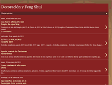 Tablet Screenshot of decoracionyfengshui.blogspot.com