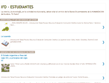 Tablet Screenshot of ifd-mag-estudiantes.blogspot.com