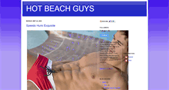 Desktop Screenshot of hotbeachguys.blogspot.com