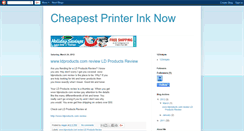Desktop Screenshot of cheapestprinterinknow.blogspot.com