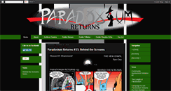 Desktop Screenshot of paradoxiumreturns.blogspot.com