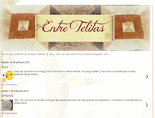 Tablet Screenshot of entretelitas.blogspot.com