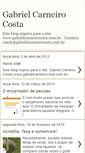 Mobile Screenshot of gabrielcarneirocosta.blogspot.com