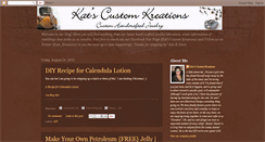 Desktop Screenshot of katscustomkreations.blogspot.com