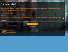 Tablet Screenshot of doctoraisabel.blogspot.com