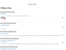 Tablet Screenshot of filthychic.blogspot.com