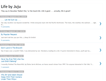 Tablet Screenshot of lifebyjuju.blogspot.com
