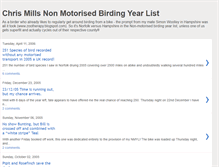 Tablet Screenshot of birderonabike.blogspot.com
