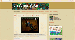 Desktop Screenshot of eltiempoesenamorarte.blogspot.com