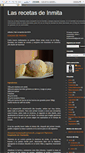 Mobile Screenshot of lasrecetasdeinmita.blogspot.com
