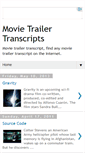 Mobile Screenshot of movietrailertranscript.blogspot.com