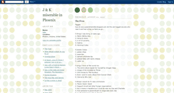 Desktop Screenshot of miserablephoenix.blogspot.com