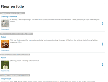 Tablet Screenshot of fleurenfolie.blogspot.com