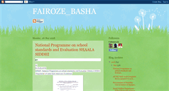 Desktop Screenshot of fairozebasha.blogspot.com