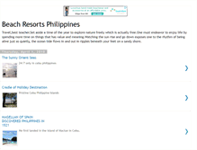 Tablet Screenshot of beachresortsphilippines.blogspot.com