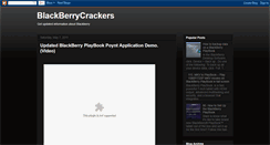 Desktop Screenshot of blackberrycrackers.blogspot.com