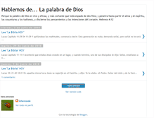 Tablet Screenshot of hablemosdelapalabradedios.blogspot.com
