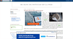 Desktop Screenshot of noticiasinteresantesenlaweb.blogspot.com