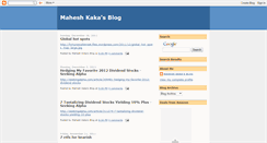 Desktop Screenshot of maheshkaka.blogspot.com