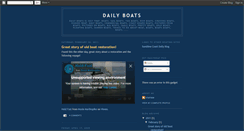 Desktop Screenshot of dailyboats.blogspot.com