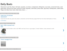 Tablet Screenshot of dailyboats.blogspot.com