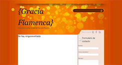 Desktop Screenshot of graciaflamenca.blogspot.com