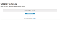 Tablet Screenshot of graciaflamenca.blogspot.com