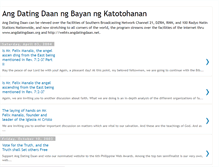 Tablet Screenshot of bayanngkatotohanan.blogspot.com