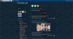 Desktop Screenshot of cinejoshblog.blogspot.com