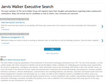 Tablet Screenshot of jarviswalkerexecutivesearch.blogspot.com