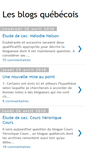 Mobile Screenshot of blogsquebecois.blogspot.com