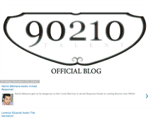 Tablet Screenshot of 90210talent.blogspot.com