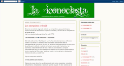 Desktop Screenshot of laiconoclasta-revista.blogspot.com