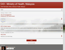 Tablet Screenshot of cio-moh.blogspot.com