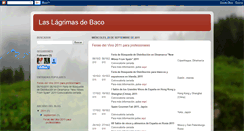 Desktop Screenshot of lagrimasdebaco.blogspot.com