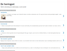 Tablet Screenshot of dehoningpot.blogspot.com