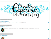 Tablet Screenshot of creativeexposuresphotography.blogspot.com