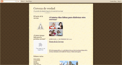 Desktop Screenshot of cervezadeverdad.blogspot.com