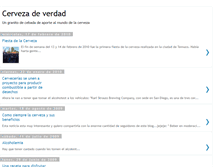 Tablet Screenshot of cervezadeverdad.blogspot.com