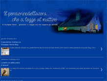 Tablet Screenshot of ilpensierinodellasera.blogspot.com