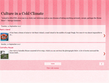 Tablet Screenshot of cultureinacoldclimate.blogspot.com