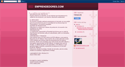 Desktop Screenshot of emprendedorescom.blogspot.com