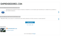 Tablet Screenshot of emprendedorescom.blogspot.com