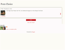 Tablet Screenshot of pornchoice.blogspot.com