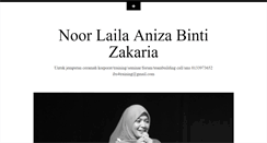 Desktop Screenshot of noorlailaaniza.blogspot.com